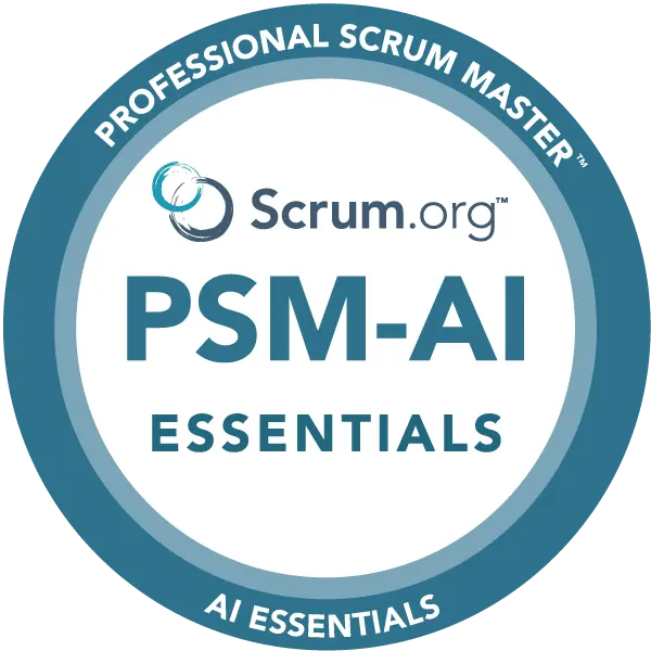 Scrum.org Professional Scrum Master AI (PSM-AI) Essentials Badge